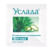 Гель-смазка «Услада с алоэ» - 3 гр. - Биоритм - купить с доставкой в Томске