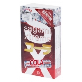 Ароматизированные презервативы Sagami Xtreme COLA - 10 шт. - Sagami - купить с доставкой в Томске
