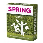 Классические презервативы SPRING CLASSIC - 3 шт. - SPRING - купить с доставкой в Томске