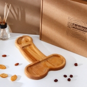 Деревянное блюдо для подачи в форме члена (32,5 х 20 х 1,7 см) - Сима-Ленд - купить с доставкой в Томске