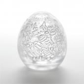 Мастурбатор-яйцо Keith Haring EGG PARTY - Tenga - в Томске купить с доставкой