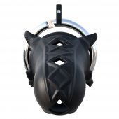 Черный замок верности Extreme Silicone Cock Blocker - Pipedream - купить с доставкой в Томске