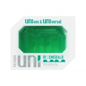 Зеленый мастурбатор-стимулятор Tenga Uni Emerald - Tenga - в Томске купить с доставкой