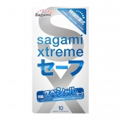 Презервативы Sagami Xtreme Ultrasafe с двойным количеством смазки - 10 шт. - Sagami - купить с доставкой в Томске