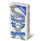 Презервативы Sagami Xtreme Ultrasafe с двойным количеством смазки - 10 шт. - Sagami - купить с доставкой в Томске
