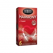 Гладкие презервативы Domino Harmony - 6 шт. - Domino - купить с доставкой в Томске