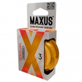 Презервативы анатомической формы Maxus Sensual - 3 шт. - Maxus - купить с доставкой в Томске
