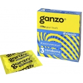 Классические презервативы с обильной смазкой Ganzo Classic - 3 шт. - Ganzo - купить с доставкой в Томске