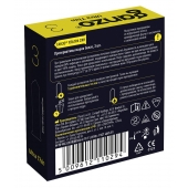 Ультратонкие презервативы Ganzo Ultra thin - 3 шт. - Ganzo - купить с доставкой в Томске