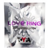 Прозрачное гелевое эрекционное кольцо с шипиками - Toyfa Basic - в Томске купить с доставкой