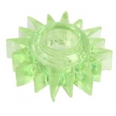 Зеленое эрекционное кольцо-солнце - Toyfa Basic - в Томске купить с доставкой
