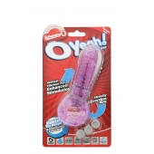 Фиолетовое эрекционное кольцо с вибрацией и пальчиком OYEAH PURPLE - Screaming O - в Томске купить с доставкой