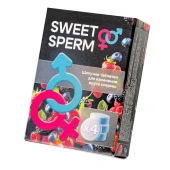 Шипучие таблетки для мужчин Sweet Sperm для изменения вкуса спермы (4 шт. по 0,5 гр.) - Капиталпродукт - купить с доставкой в Томске