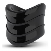 Черное эрекционное кольцо на мошонку Beef Ball Stretcher Snug X Long - Blush Novelties - в Томске купить с доставкой