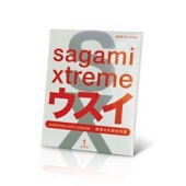 Ультратонкий презерватив Sagami Xtreme SUPERTHIN - 1 шт. - Sagami - купить с доставкой в Томске