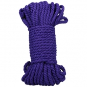 Фиолетовая верёвка для связывания и фиксации Bind Tie - 15,24 м. - Doc Johnson - купить с доставкой в Томске
