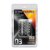 Прозрачная насадка с шипами и шишечками STAY HARD COCK SLEEVE 03 CLEAR - Blush Novelties - в Томске купить с доставкой