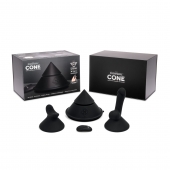 Конусный вибромассажер Cowgirl Cone с 2 насадками - CowGirl - купить с доставкой в Томске