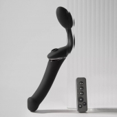 Черный безремневой вибрострапон Strap-On-Me Multi Orgasm Size XL - Strap-on-me купить в Томске с доставкой в Orgasmix.ru Черный безремневой вибрострапон Strap-On-Me Multi Orgasm Size XL - Strap-on-me - купить с доставкой в Томске