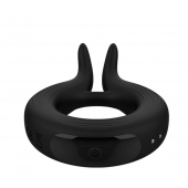 Черное эрекционное кольцо Marry Me Rechargeable Vibrating Cockring - Adrien Lastic - в Томске купить с доставкой