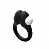 Черное эрекционное кольцо Zippy Vibrating Ring With Bullet - Adrien Lastic - в Томске купить с доставкой