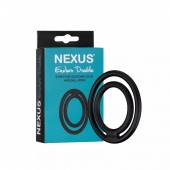 Черное двойное эрекционное кольцо Nexus Enduro Double - Nexus Range - в Томске купить с доставкой