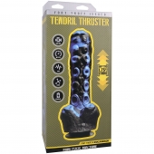 Черно-синяя мини-машина на присоске Tendril Thruster - 21,6 см. - Doc Johnson - купить с доставкой в Томске