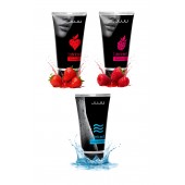 Набор из 3 лубрикантов JUJU (увлажняющий, клубника, малина) - JuJu - купить с доставкой в Томске