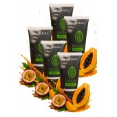 Набор из 5 съедобных лубрикантов JUJU со вкусом тропических фруктов - JuJu - купить с доставкой в Томске