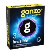 Супертонкие презервативы Ganzo Invisible - 3 шт. - Ganzo - купить с доставкой в Томске
