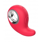 Красный клиторальный массажер с функцией постукивания - Secwell в Томске Красный клиторальный массажер с функцией постукивания - Secwell