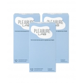 Набор из 3 упаковок ультратонких презервативов Pleasure Lab (по 12 шт.) - Pleasure Lab - купить с доставкой в Томске Набор из 3 упаковок ультратонких презервативов Pleasure Lab (по 12 шт.) - Pleasure Lab - купить с доставкой в Томске