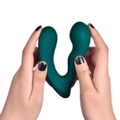 Темно-бирюзовый вибромассажер простаты Solstice X - Magic Motion - в Томске купить с доставкой