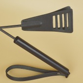 Черный кожаный стек «Сириус» - 60 см. - Sitabella - купить с доставкой в Томске