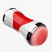 Двусторонний мастурбатор в колбе Power Grip Cup - вагина и ротик - Boys of Toys - в Томске купить с доставкой