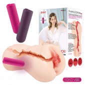 Мастурбатор-вагина с вибрацией Jenny Onahole edition 005 - KOKOS - в Томске купить с доставкой