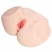 Мастурбатор-полуторс с двойным слоем материала и вибрацией Jenny Onahole Real Vagina - KOKOS - в Томске купить с доставкой