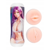 Двусторонний мастурбатор аниме - ротик и вагина - Tokyo Style - в Томске купить с доставкой