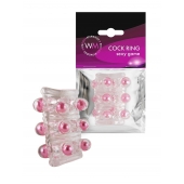 Прозрачная сквозная насадка на пенис с цветными шариками - Erowoman-Eroman - в Томске купить с доставкой Прозрачная сквозная насадка на пенис с цветными шариками - Erowoman-Eroman - в Томске купить с доставкой