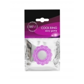 Лиловое эрекционное кольцо с 2 рядами стимулирующих шариков - Erowoman-Eroman - в Томске купить с доставкой Лиловое эрекционное кольцо с 2 рядами стимулирующих шариков - Erowoman-Eroman - в Томске купить с доставкой