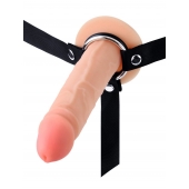 Мужской полый страпон на регулируемых ремнях - 18,5 см. - Sex Expert - купить с доставкой в Томске