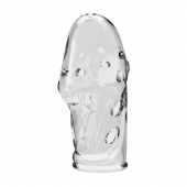 Прозрачная насадка на пенис Booker - 8 см. - Baile - в Томске купить с доставкой