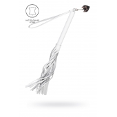 Белая кожаная плеть - 50 см. - Pecado - купить с доставкой в Томске