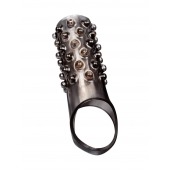 Дымчатая насадка на пенис с выпуклостями - 12 см. - Sex Expert - в Томске купить с доставкой