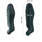 Серая силиконовая насадка на пенис с подхватом Manwan Ryzer - Manwan - в Томске купить с доставкой