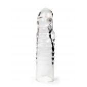 Прозрачная закрытая насадка на член - 15 см. - Sex Expert - в Томске купить с доставкой