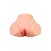 Телесный реалистичный мастурбатор-полуторс с 2 любовными входами - No Name - в Томске купить с доставкой