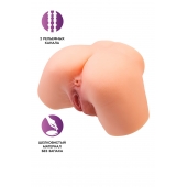 Телесный реалистичный мастурбатор-полуторс с 2 любовными входами - No Name - в Томске купить с доставкой