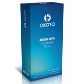 Презервативы OKOTO Mega Mix - 18 шт. - Sitabella - купить с доставкой в Томске