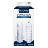 Набор из 2 прозрачных насадок на член Seductive Tickler Sleeves Set - NMC - в Томске купить с доставкой